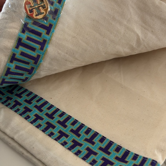 New Tory Burch Blue / canvas drawstring dust bag - Picture 8 of 9